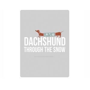 “Dachshund Through the Snow” Magnet